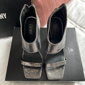 DKNY Gunmetal Dava Heels